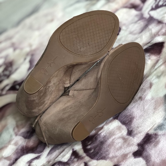 Jessica Simpson Barlett Open Toe Wedge Sandals - Picture 6 of 6